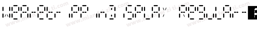 WearetrippinDisplay Regular字体转换